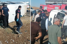 Adıyaman'ın Samsat İlçesinde Kontrolden Çıkan Minibüs Devrildi: 12 Yaralı