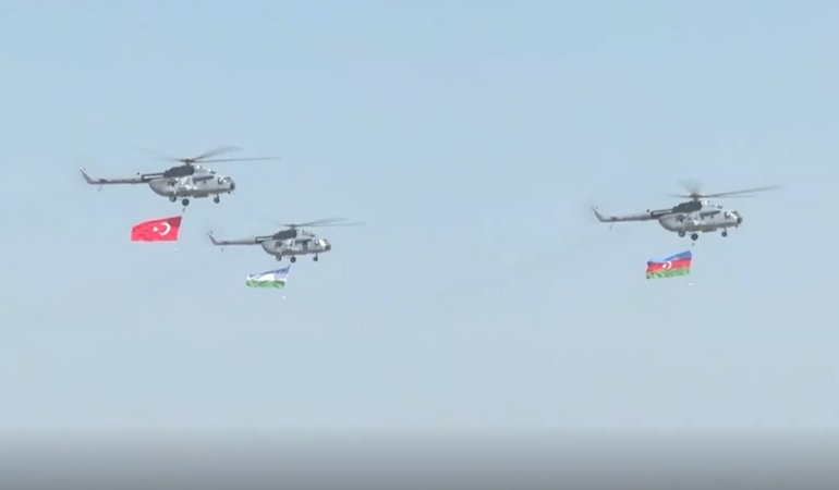 Türkiye, Azerbaycan ve Özbekistan Ortak Tatbikatta Meskun Mahal Eğitimi Yaptı