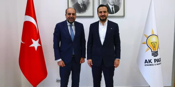 İstanbul 2 Nolu Baro Başkanı Rıza Saka AKP İl Başkanlığını Ziyaret Etti