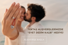 Zen Pırlanta Tektaş Alışverişlerine Özel Tasarımlı Pırlanta Kalp Armağanı Sunuyor